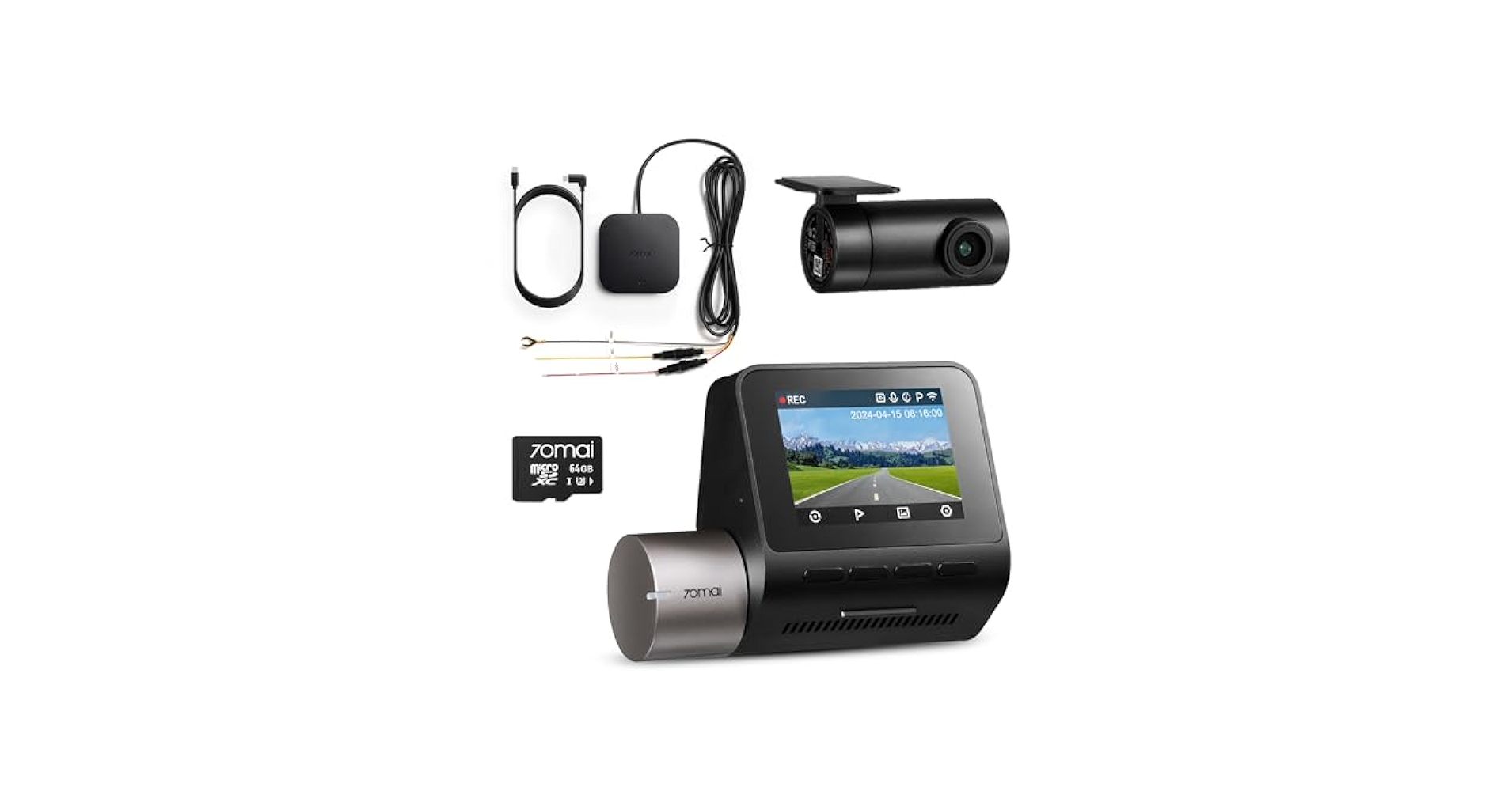 Amazon.com: 【70mai Dash Cam A510+ 4G Hardwire Kit UP05 +